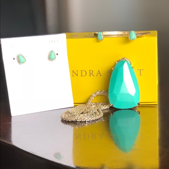 Kendra Scott Mint Set - Sandra, Hazels, Hanna - Picture 2 of 2